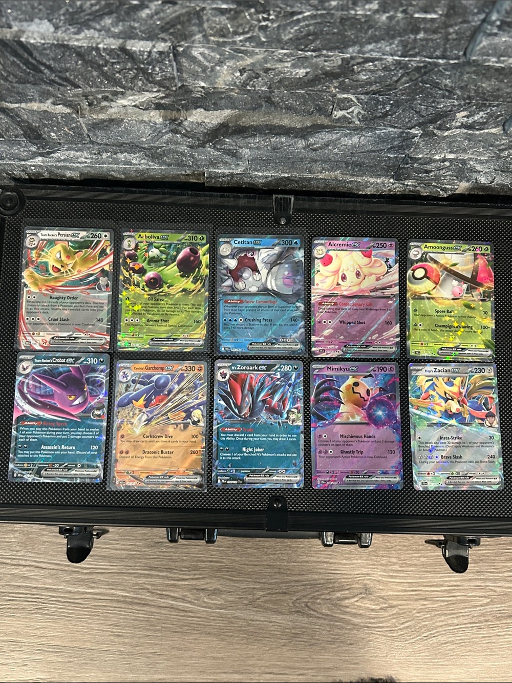 Pokemon EX Card lot 10 Holo cards from Destined Rivals & Journey Together Sets